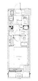 ログ銀座東 9階 間取り図