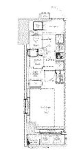 ログ銀座東 9階 間取り図