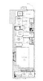 ログ銀座東 9階 間取り図