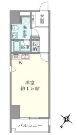 アーノンブライト一番町 501 間取り図