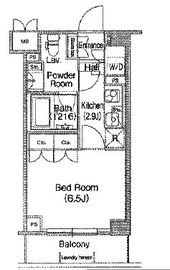 コンフォリア駒場 217 間取り図