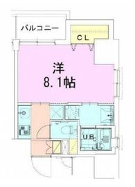 清澄白河レジデンス壱番館 801 間取り図