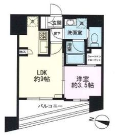 シティインデックス千代田岩本町 3階 間取り図