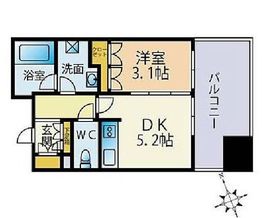 大崎ガーデンレジデンス 6階 間取り図