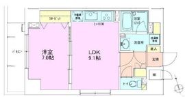 銀座レジデンス参番館 501 間取り図