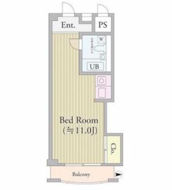 パークグレース新宿 1111 間取り図