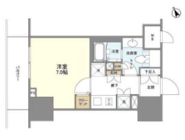 BLESS蔵前 204 間取り図