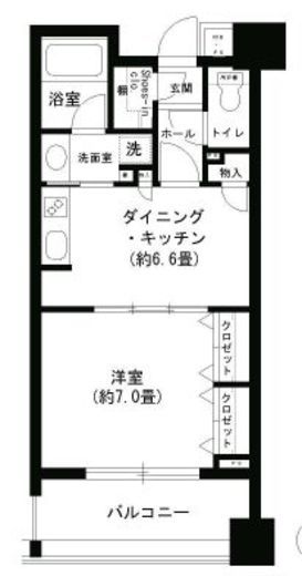 クリオ文京小石川 202 間取り図