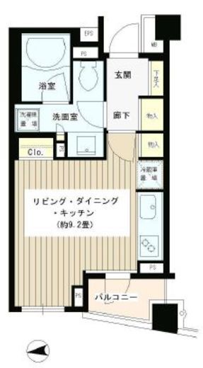 パークホームズ六本木乃木坂アーバンレジデンス 3階 間取り図