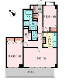 コロネード市ヶ谷 312 間取り図