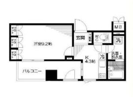 リビオ五反田プラグマGタワー 4階 間取り図