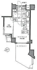 ザ・パークハウス渋谷笹塚 2階 間取り図