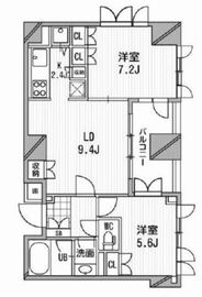 アーデン木場 204 間取り図