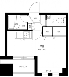 サンパティーク広尾 11階 間取り図