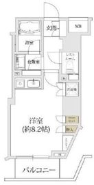 ファミール東京グランリッツ 7階 間取り図