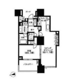 ドゥ・トゥール 37階 間取り図