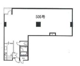 ヒューリック銀座ウォールビル 505 間取り図