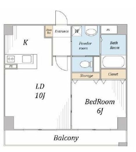 サニードエル 202 間取り図