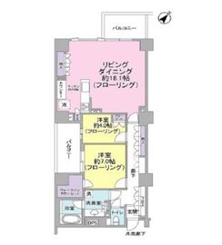 ブランズ六義園アヴェニュー 2階 間取り図