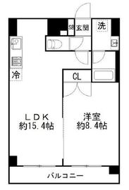 カルディア西馬込 505 間取り図