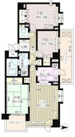 パークハイム中野坂上 6階 間取り図