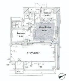 クオリア千代田御茶ノ水 6階 間取り図