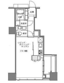 シティタワー池袋ウエストゲート 3階 間取り図