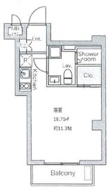 クレアツィオーネ浜松町 502 間取り図