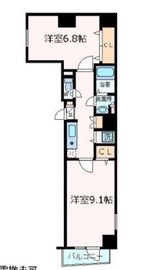 リクレイシア西麻布 1-203 間取り図