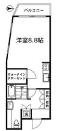 エクティ神山町 2階 間取り図