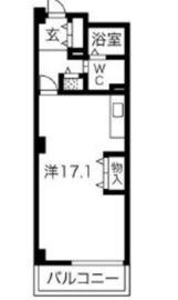 アクティ目黒駅前 1号棟 709 間取り図