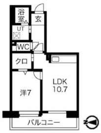 アクティ目黒駅前 2号棟 306 間取り図