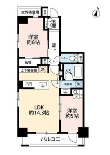 オープンレジデンシア麻布六本木 4階 間取り図
