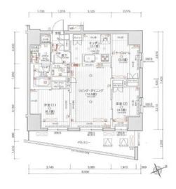 パレステージ上野 12階 間取り図