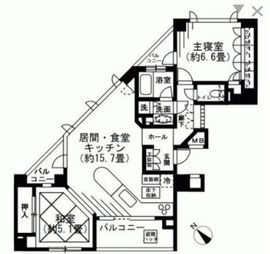 目黒東山シティハウス 2階 間取り図