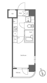 スクエア渋谷 702 間取り図