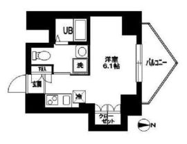 アクサス新宿タワーズイースト 10階 間取り図