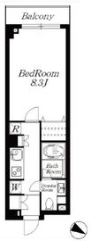 グレイスコート目黒 3階 間取り図