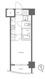 スクエア渋谷 403 間取り図