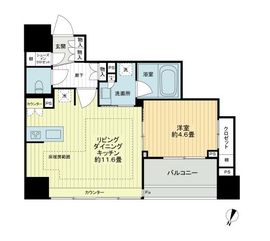 THEパームス日本橋小伝馬町ヴィサージュ 6階 間取り図