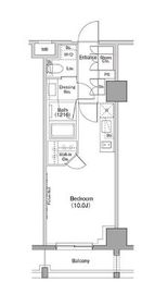 ザ・パークハビオ恵比寿プレイス 302 間取り図