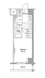 ザ・パークハビオ恵比寿プレイス 308 間取り図