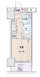 エスティメゾン錦糸町2 217 間取り図