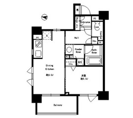 パークキューブ本郷 501 間取り図