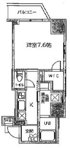 CAVE YUSHIMA (ケイブ湯島) 201 間取り図