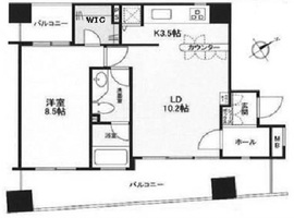 ジェイパーク芝浦ベイサイドスクエア 11階 間取り図