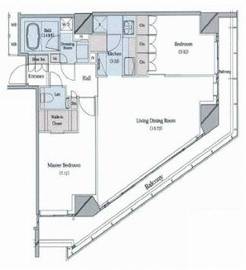 レグノ・グランデ一番町タワー 5階 間取り図