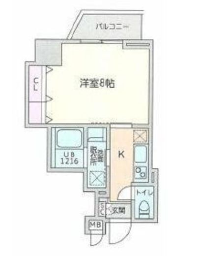 CAVE YUSHIMA (ケイブ湯島) 402 間取り図