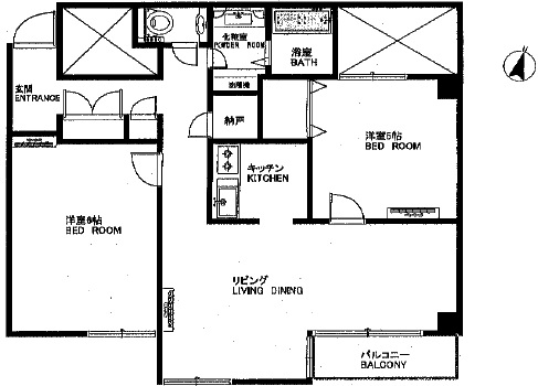 モンテプラザ麻布 907 間取り図