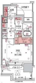 パークリュクス本駒込ステーションプレミア 7階 間取り図